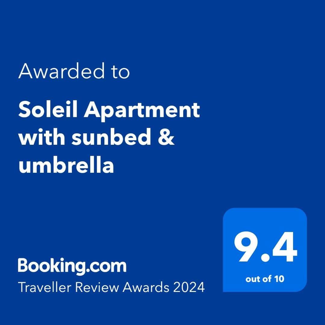 Soleil Apartment With Sunbed & Umbrella Vlorë Exteriér fotografie
